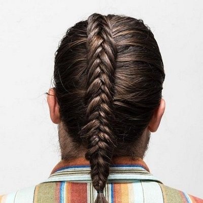 Simple French Braids for Men