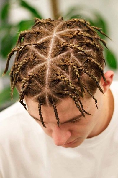 Small Braids For Men