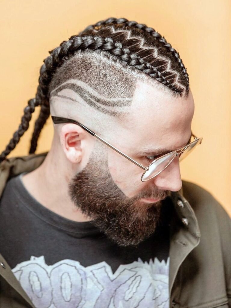 Braids For White Men With Long Hair