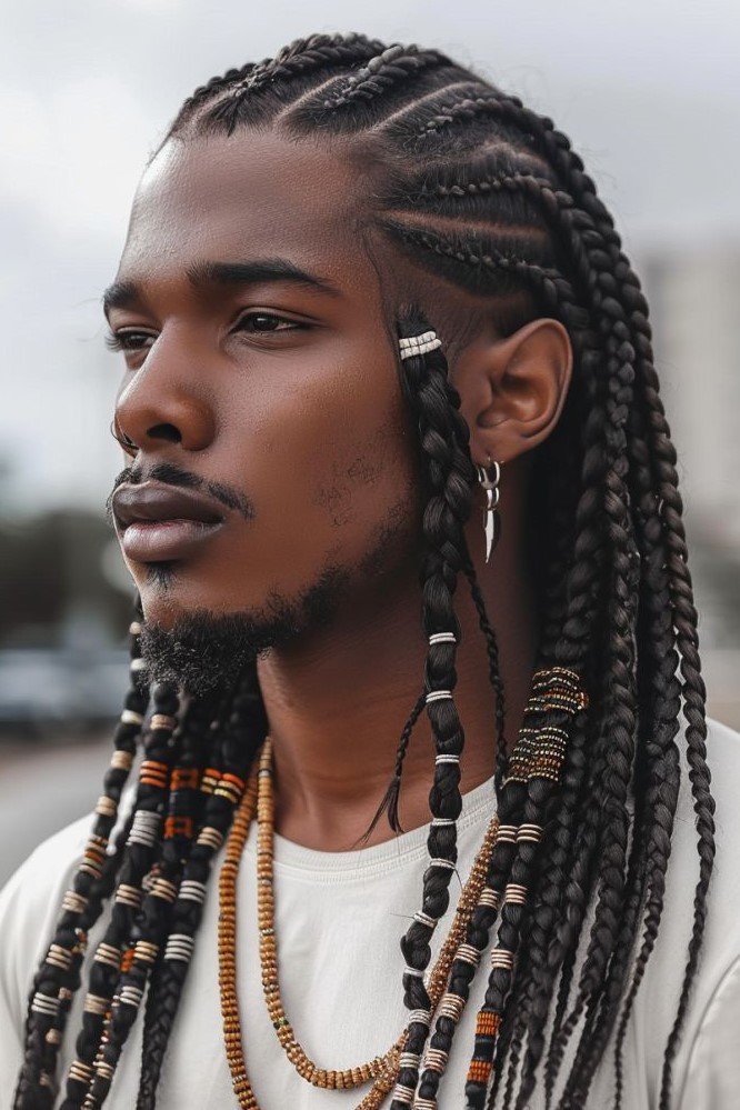 Cool Cornrow Braids for Men