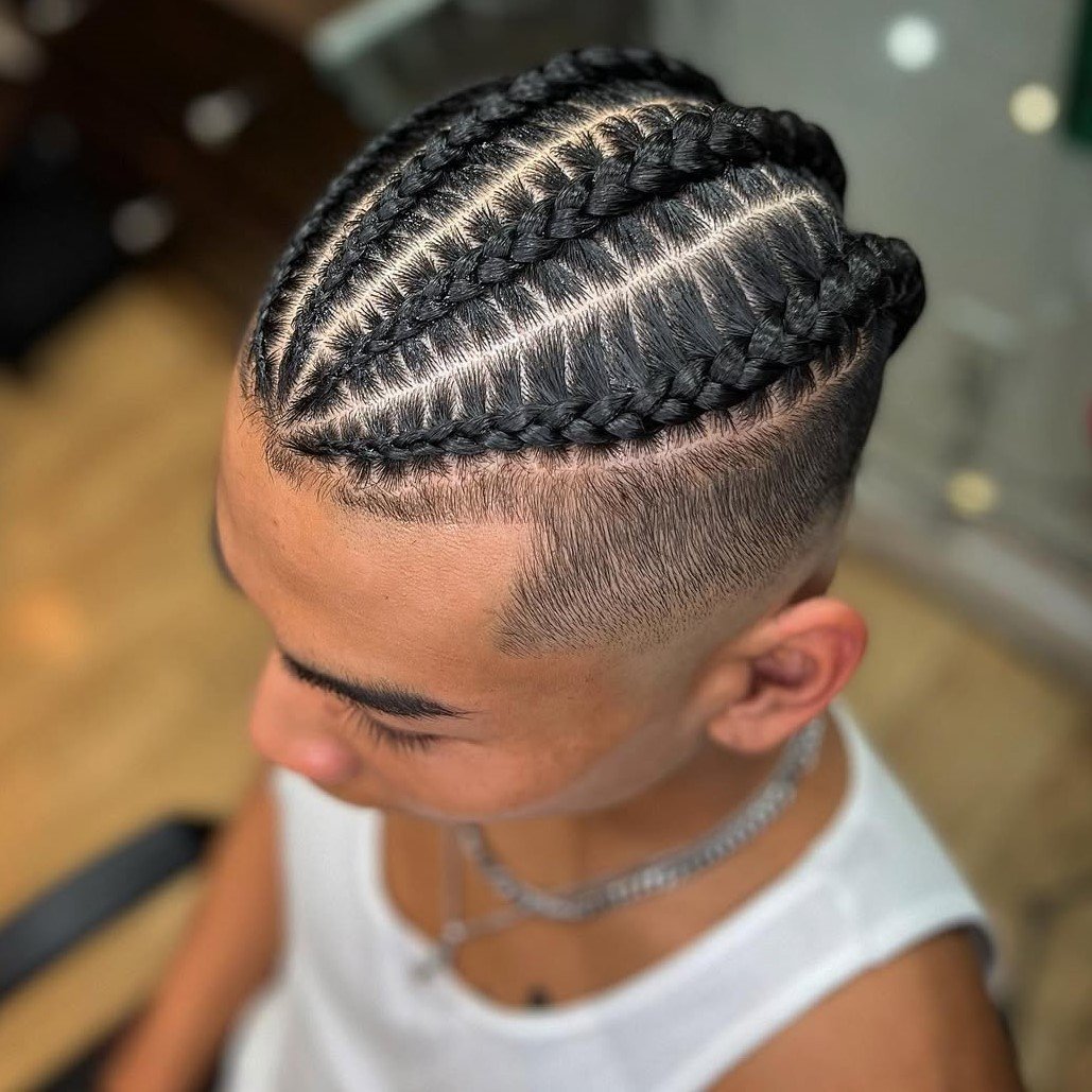 Trending 10 Must Try Stitch Braids Men - Braids for Men