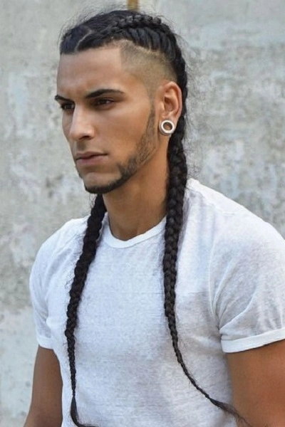  2 Braids Men