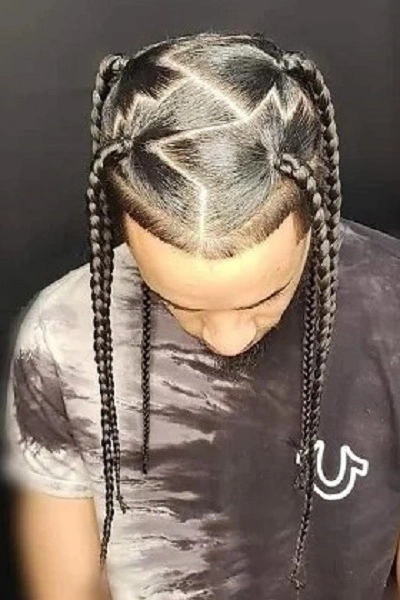 4 Box Braids Men