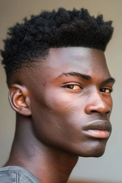 Best Haircuts for Diamond Face Men Black Hair