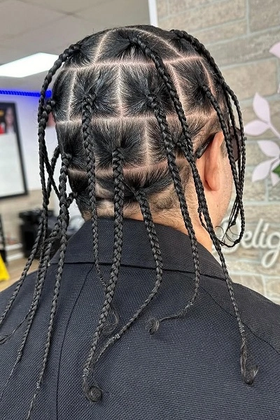 Big Box Braids  Men 