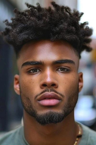 Black Hair Coils Haircut Men