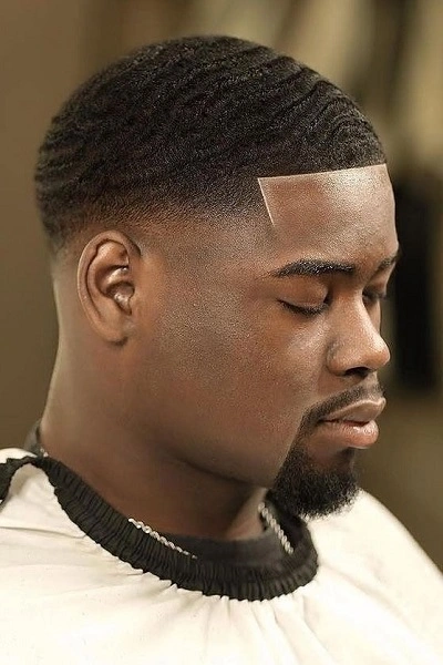 Black Men Waves Haircut