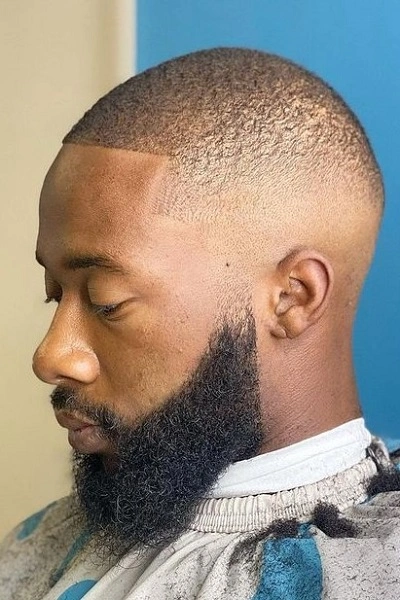  Black Mens Bald Fade Haircut