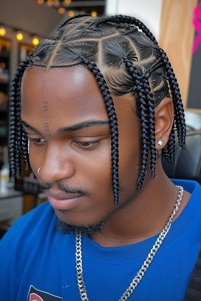 Black Mens Box Braids