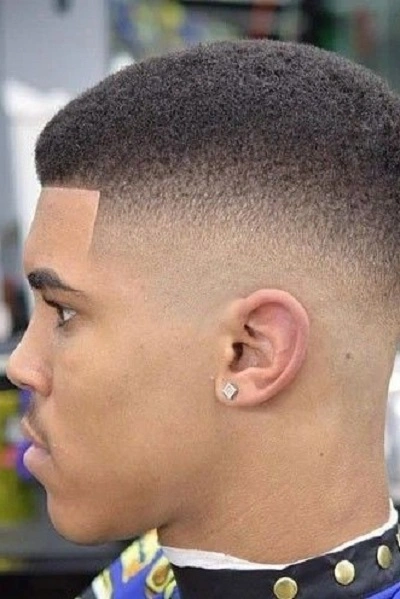 Black Men’s Skin Fade Haircut