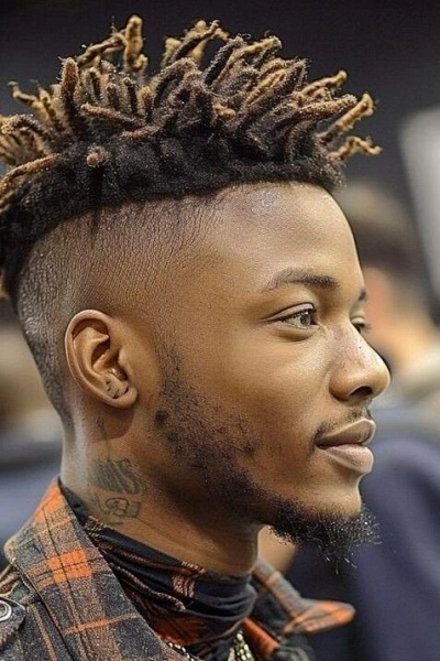 Black Men’s Textured Haircut