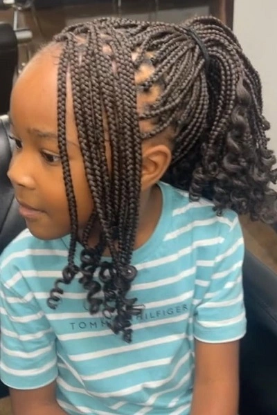 Bob Box Braids for Kids