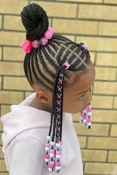 Braided Bun for Kids