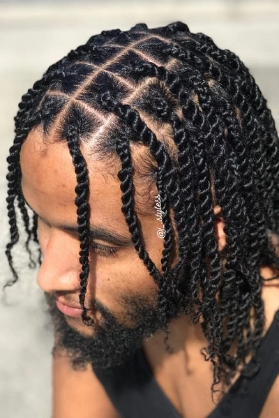 Braids For Curly Hair Men