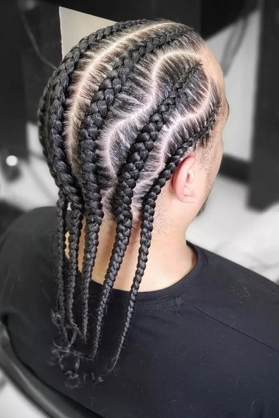 Cornrow French Braids For Men