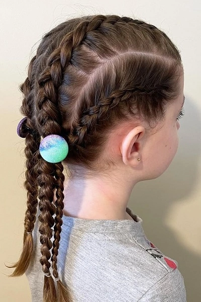 Kids French Braids