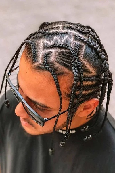 Mixed Braids For Men