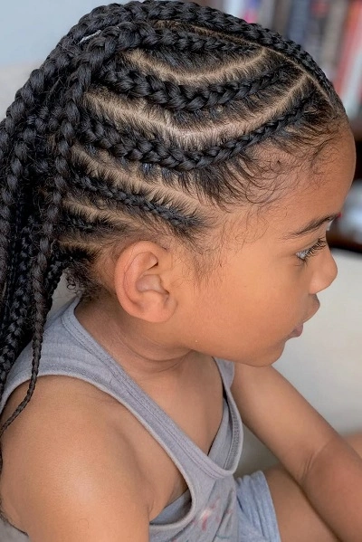 Mohawk Braids for Kids