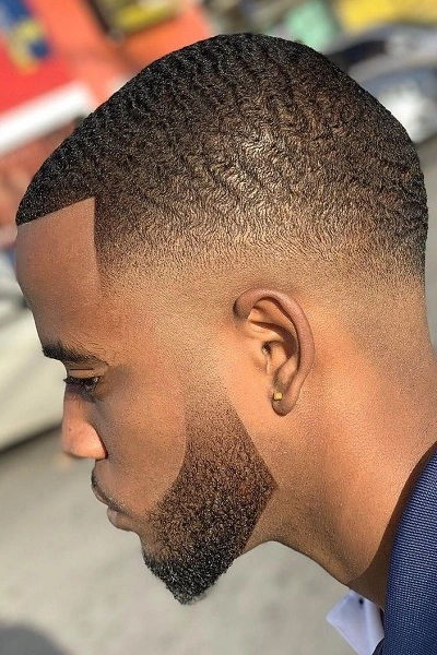 Shadow Fade Haircut Black Men