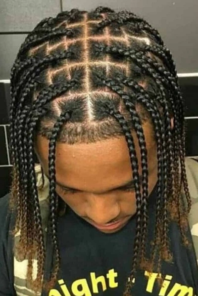 Short Box Braids Men