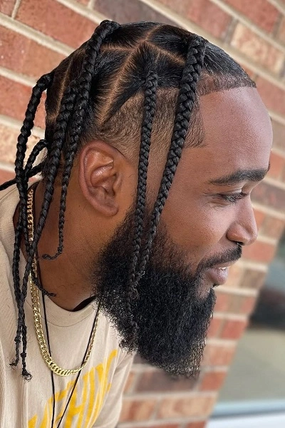 Small Braids Men 