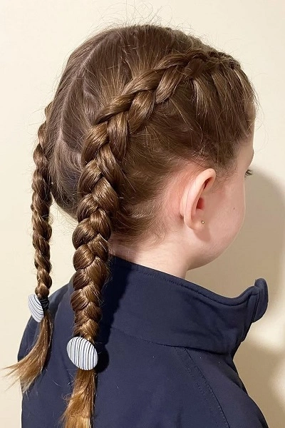 Dutch Braids for Kids