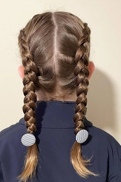 Dutch Braids for Kids