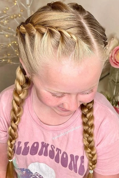 Braided Pigtail Kids