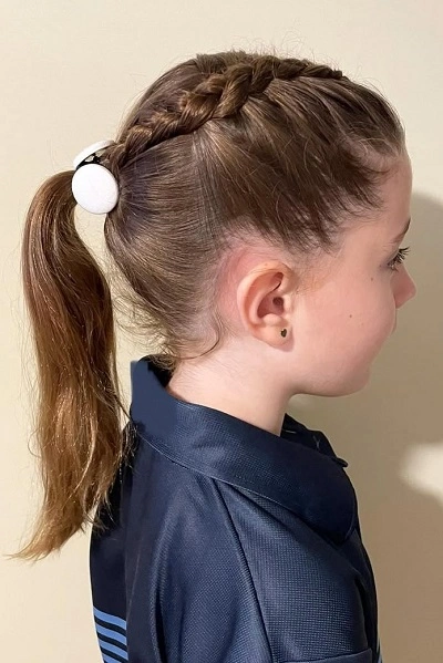 Braided Ponytail Hairstyles Kids