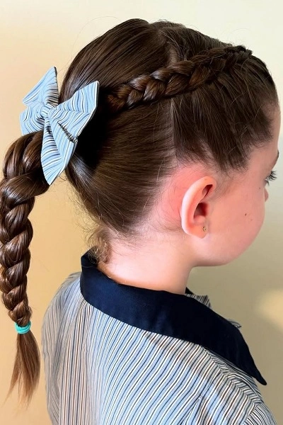 Braided Ponytail Hairstyles Kids