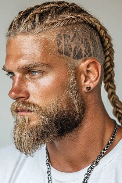 Viking Braids Men