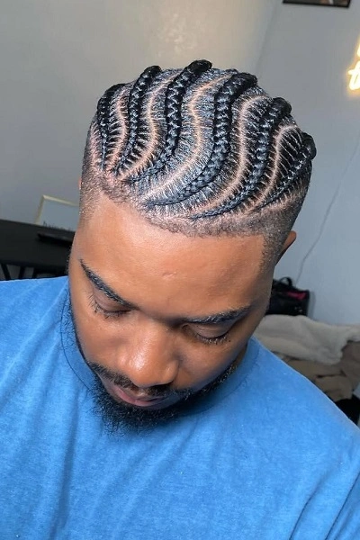 6 Cornrows Male