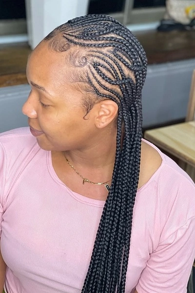 Cornrow Braids for Black Women