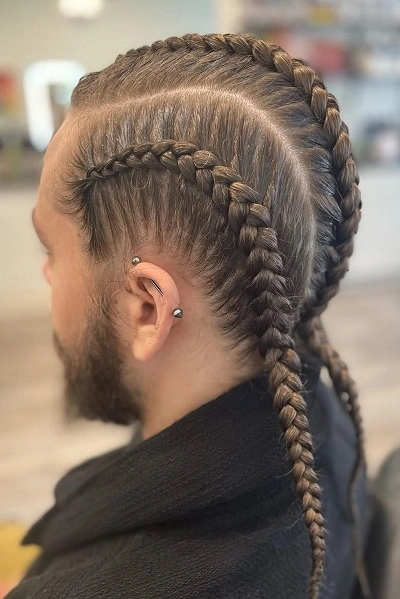  Cornrow French Braids for Men