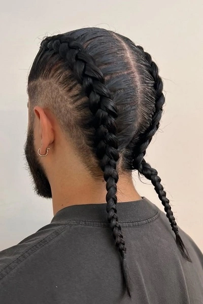  French Dutch Braids Men