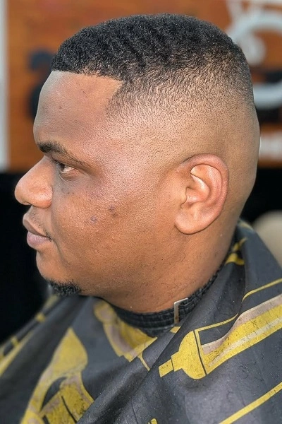 High and Tight Fade Black Men