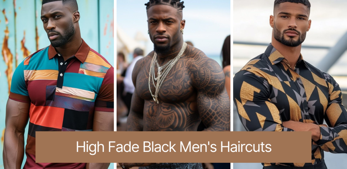 High Fade Black Men’s Haircut