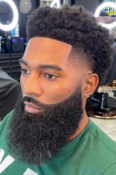 Black Men High Temp Fade