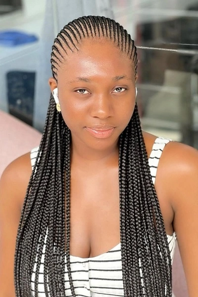 Straight Back Cornrows Braids for Women