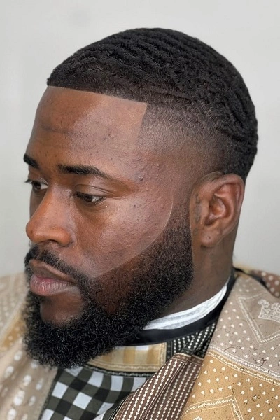 Black Men High Temp Fade