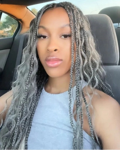 Boho Goddess Braids with Silver Accents