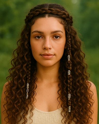 Boho Goddess Crown Braids for Women