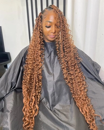 Boho Goddess Knotless Braids