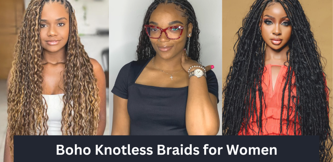 Boho Knotless Braids for Women