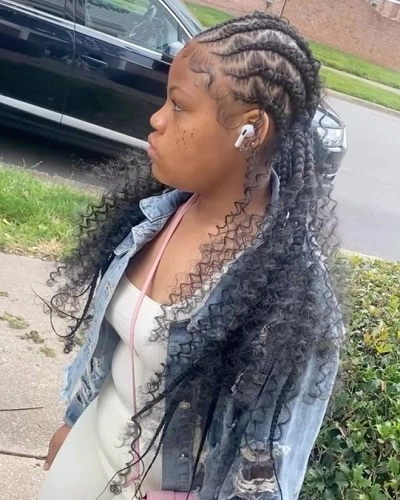 Boho Zigzag Knotless Braids