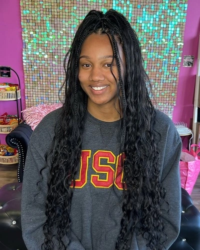 Crochet Knotless Boho Braids