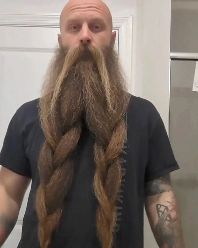 Double Beard Braids