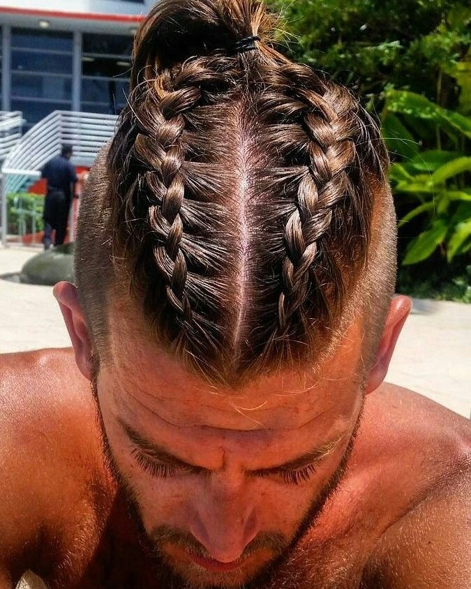 Double Viking Braids Men