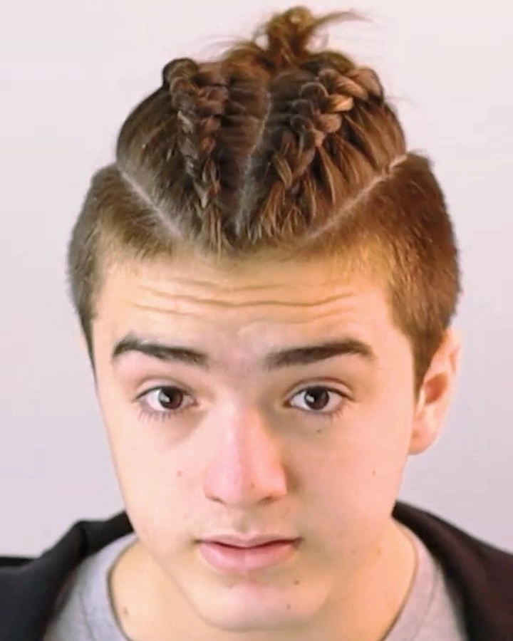 Double Viking Braids Men