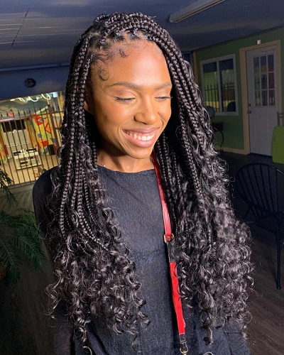 Fulani Boho Knotless Braids